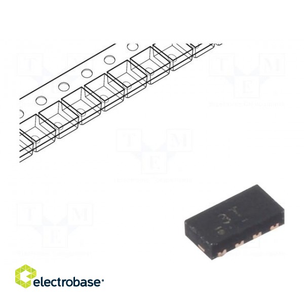 Diode: TVS array | 6V | unidirectional | SOT1358-1,XSON7 | Ch: 6
