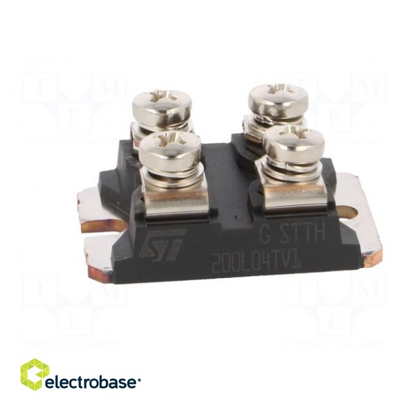 Module: diode | double independent | 400V | If: 100Ax2 | ISOTOP | screw image 3