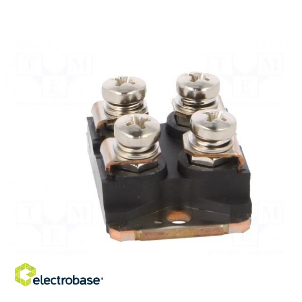 Module: diode | double independent | 400V | If: 100Ax2 | ISOTOP | screw image 5