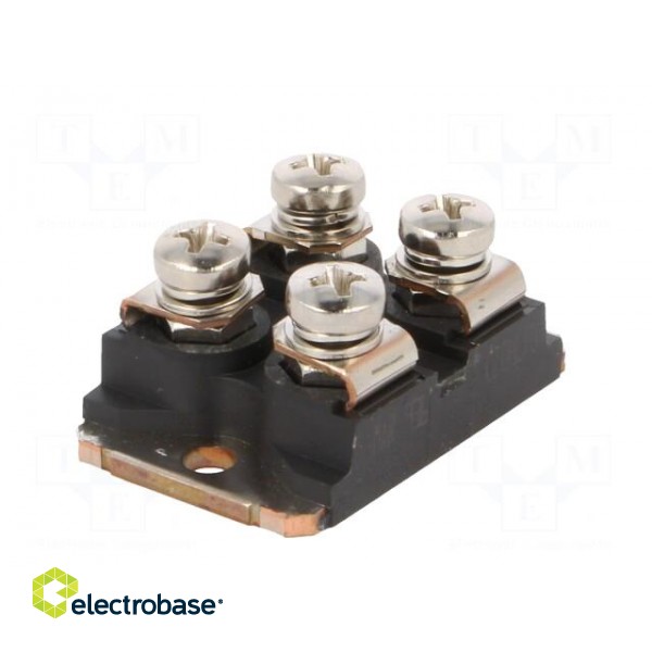 Module: diode | double independent | 400V | If: 100Ax2 | ISOTOP | screw image 6