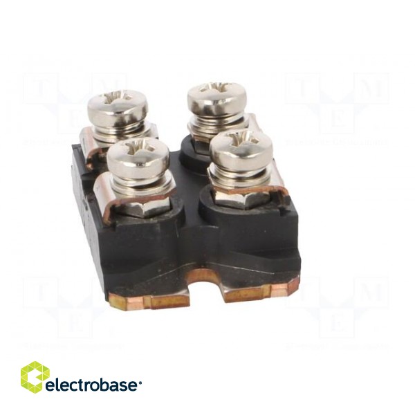 Module: diode | double independent | 400V | If: 100Ax2 | ISOTOP | screw image 9