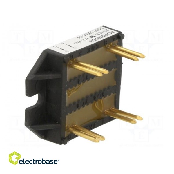 Module: diode | double independent | 400V | If: 60Ax2 | ECO-PAC 1 | THT paveikslėlis 6