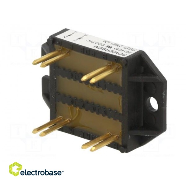 Module: diode | double independent | 400V | If: 60Ax2 | ECO-PAC 1 | THT paveikslėlis 8