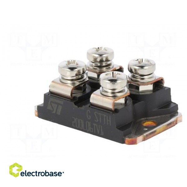 Module: diode | double independent | 600V | If: 100Ax2 | ISOTOP | screw фото 4