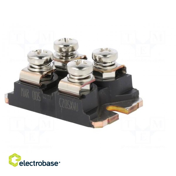 Module: diode | double independent | 600V | If: 100Ax2 | ISOTOP | screw image 8