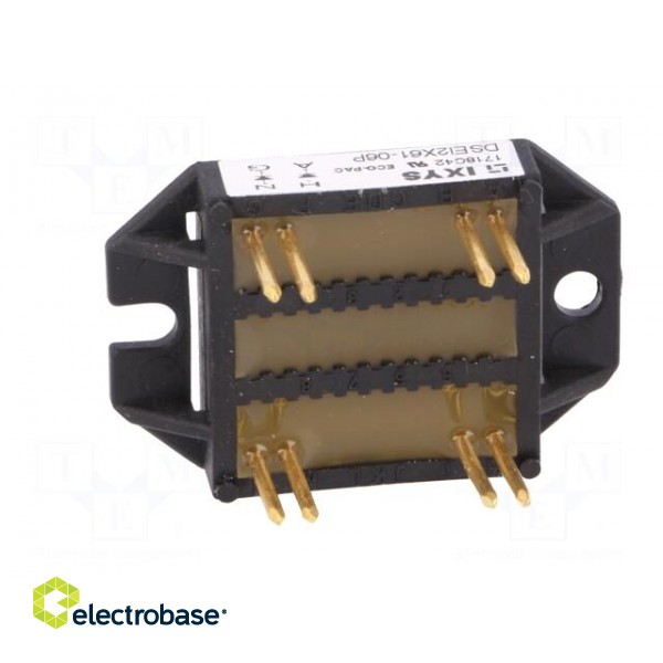 Module: diode | double independent | 600V | If: 2x60A | ECO-PAC 1 | THT image 3