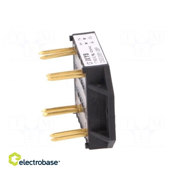 Module: diode | double independent | 600V | If: 2x60A | ECO-PAC 1 | THT image 5