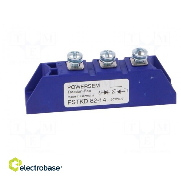 Module: diode | double series | 1.4kV | If: 82A | TO240AA | Ufmax: 1.74V image 3