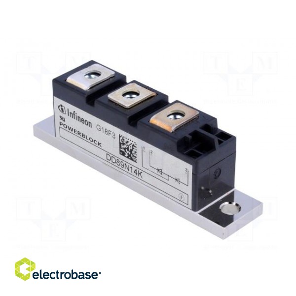 Module: diode | double series | 1.4kV | If: 89A | BG-PB20-1 | Ifsm: 2.4kA image 4