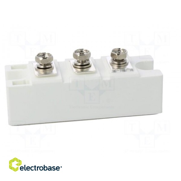 Module: diode | double series | 1.6kV | If: 165A | D2 | Ufmax: 1.4V | screw image 7