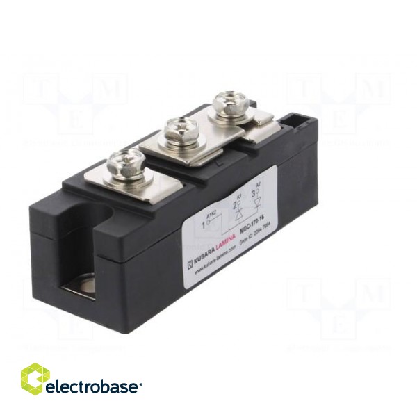 Module: diode | double series | 1.6kV | If: 170A | 34MM | Ufmax: 1.85V image 6
