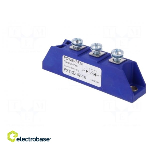 Module: diode | double series | 1.6kV | If: 82A | TO240AA | Ufmax: 1.74V paveikslėlis 4