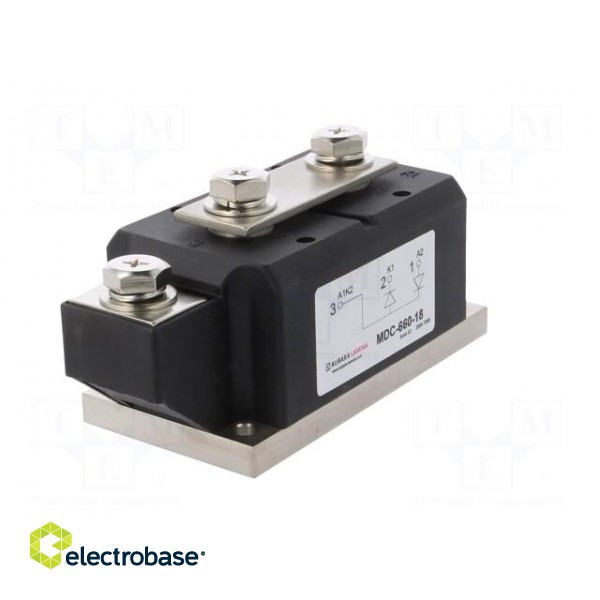 Module: diode | double series | 1.8kV | If: 660A | 62MM | Ufmax: 1.11V image 6