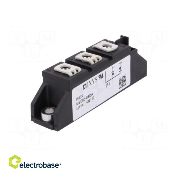 Module: diode | double series | 600V | If: 95A | TO240AA | Ufmax: 1.36V image 2