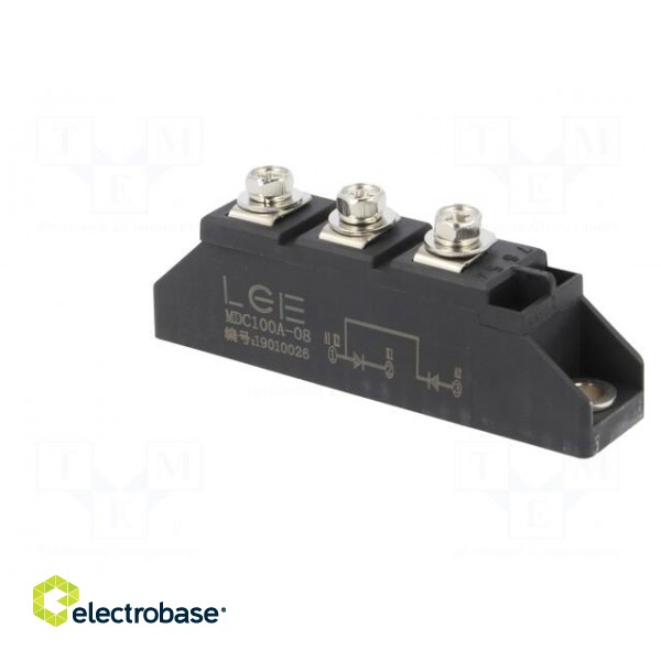 Module: diode | double series | 800V | If: 100A | M01H | Ufmax: 1.45V paveikslėlis 4