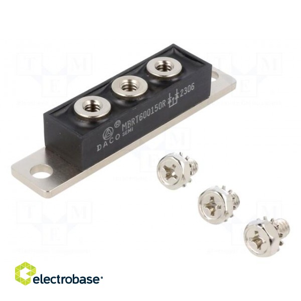 Module: diode | double,common anode | 150V | If: 300Ax2 | TO240AB фото 1