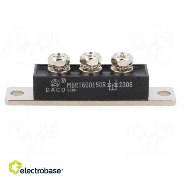 Module: diode | double,common anode | 150V | If: 300Ax2 | TO240AB image 3