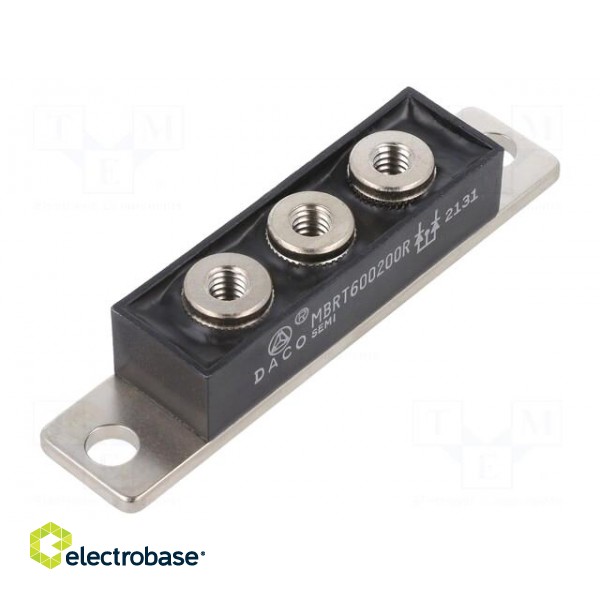 Module: diode | double,common anode | 200V | If: 300Ax2 | TO240AB