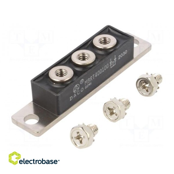 Module: diode | common cathode,double | 100V | If: 2x200A | TO240AB image 1