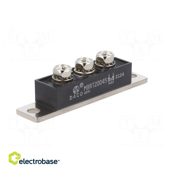 Module: diode | double,common cathode | 45V | If: 100Ax2 | TO240AB paveikslėlis 2