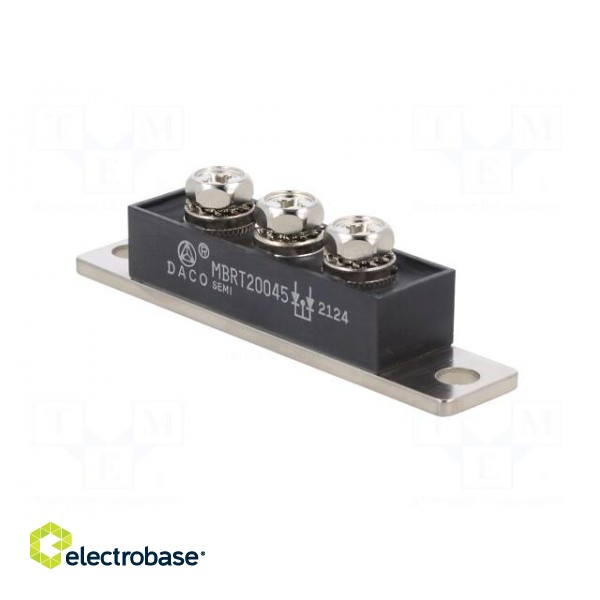 Module: diode | double,common cathode | 45V | If: 100Ax2 | TO240AB image 4
