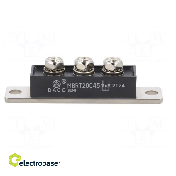 Module: diode | double,common cathode | 45V | If: 100Ax2 | TO240AB image 3