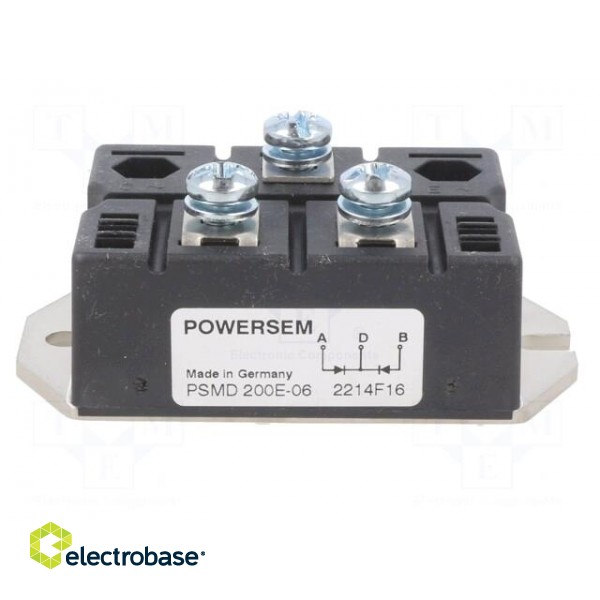 Module: diode | double,common cathode | 600V | If: 408A | PWS-E | screw image 9