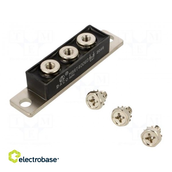 Module: diode | double,common cathode | 60V | If: 200Ax2 | TO240AB image 1
