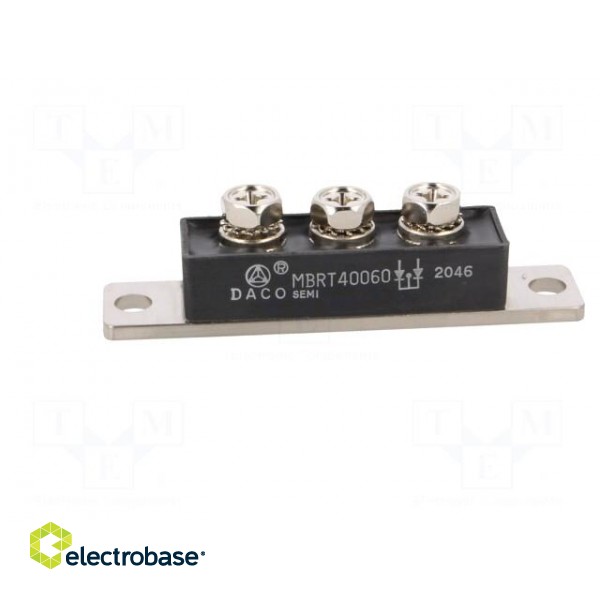 Module: diode | double,common cathode | 60V | If: 200Ax2 | TO240AB image 3