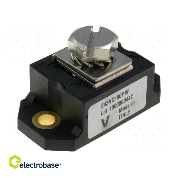 Module: diode | single diode | 100V | If: 240A | D67,HALF-PAK | screw