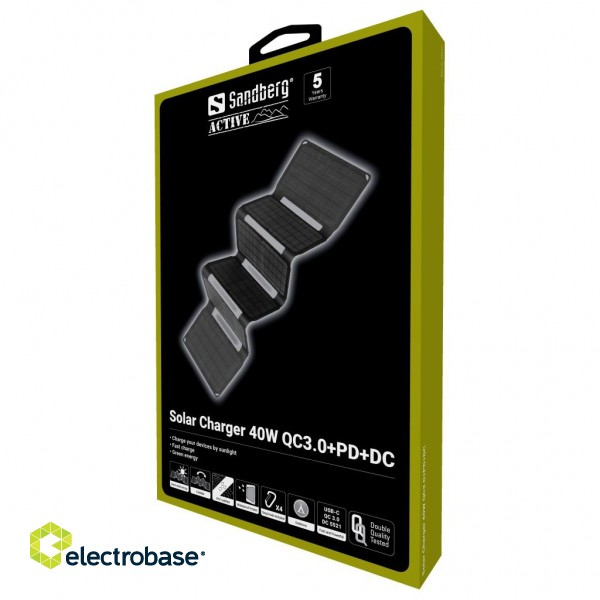 Sandberg 420-67 Solar Charger 40W QC3.0+PD+DC image 5