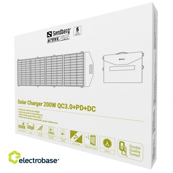 Sandberg 420-82 Solar Charger 200W QC3.0+PD+DC image 6