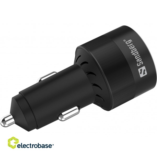 Sandberg 441-49 Car Charger 3in1 130W USB-C PD image 2