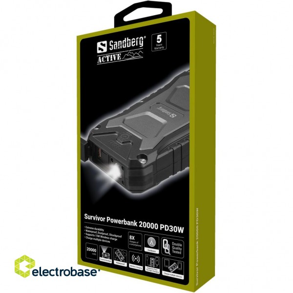 Sandberg 420-92 Survivor Powerbank 20000 PD30W image 7