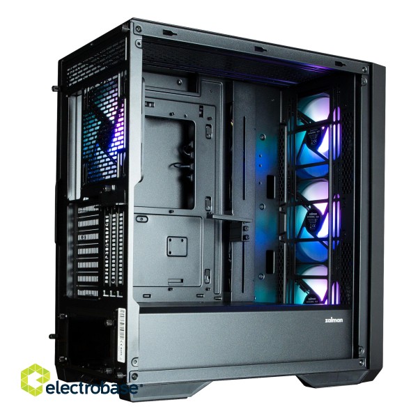 Zalman Z9 Iceberg MS ATX ARGB fan x4 Black фото 4