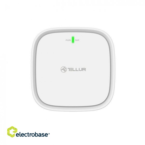 Tellur Smart WiFi Gas Sensor DC12V 1A white фото 1