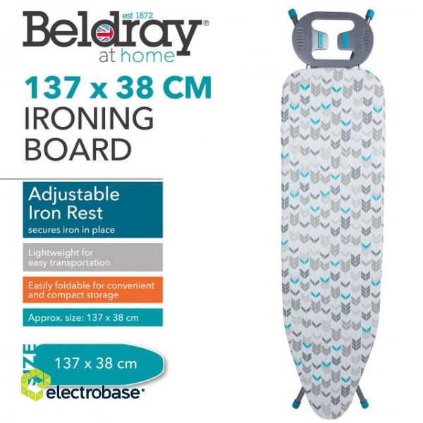 Beldray LA024398ARWEU7 137x38cm ironing board image 2