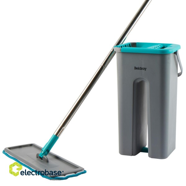 Beldray LA029371FEU7 No Chem Flat Head MOP and Bucket image 1