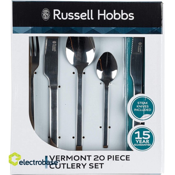 Russell Hobbs RH00855EU Vermont cutlery set 20pcs Multi ling image 10