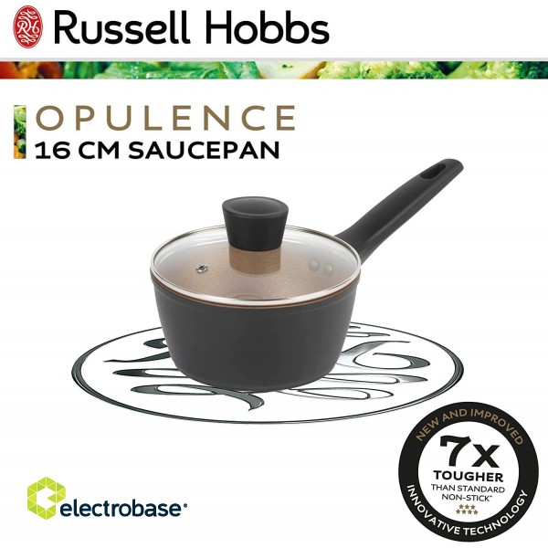 Russell Hobbs RH02135BEU7 Opulence saucepan 16cm black фото 7