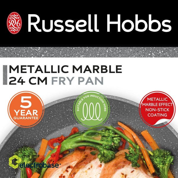 Russell Hobbs RH02799EU7 Metallic Marble frypan 24cm фото 6