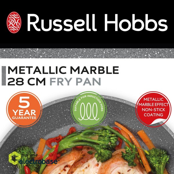 Russell Hobbs RH02800EU7 Metallic Marble frypan 28cm image 7