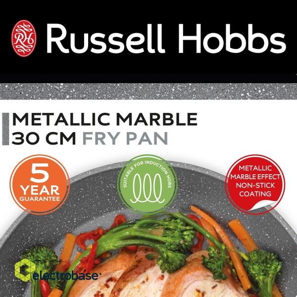 Russell Hobbs RH02801EU7 Metallic Marble frypan 30cm image 5