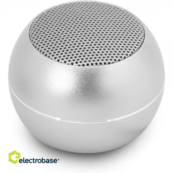 Guess Mini Bluetooth Speaker 3W 4H Silver image 2