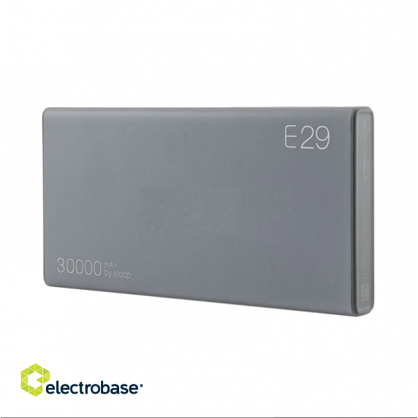 Eloop E29 Mobile Power Bank 30000mAh black image 4