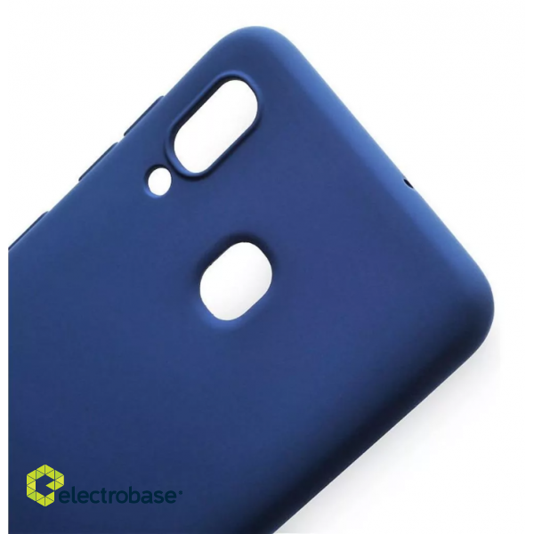 Samsung A20 Silicon Case Dark Blue image 2