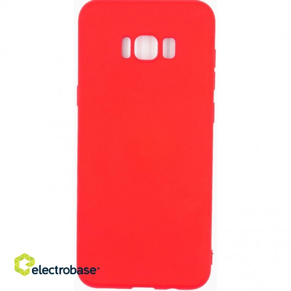 Samsung S8 Plus Soft Touch Silicone Red