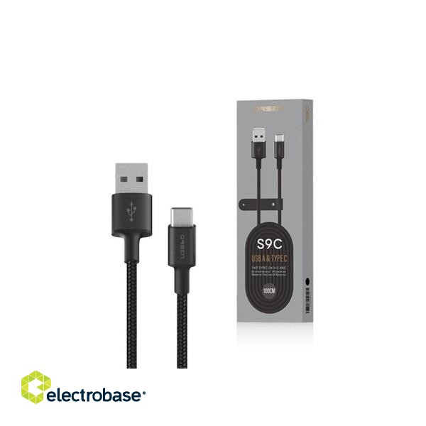 Orsen S9C USB A and Type C 2.1A 1m black image 2