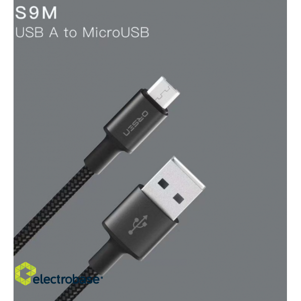 Orsen S9M USB A and Micro 2.1A 1m black image 3