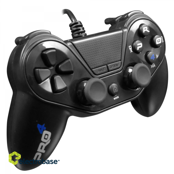 Subsonic Pro 4 Wired Controller for PS4 Black image 3